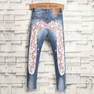 Evisu Black Graphic Men's Jeans